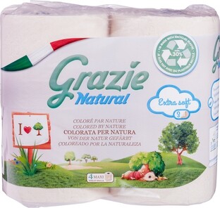Grazie Natural Grazie EcoNatural Toiletpapier 4ST