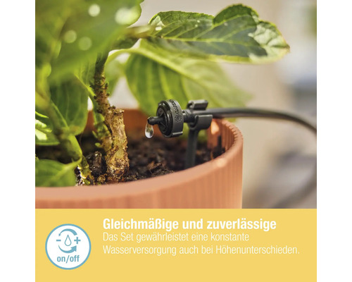 GARDENA Micro-Drip Startset Balkonbewateringsset (voor maximaal 15 potplanten)
