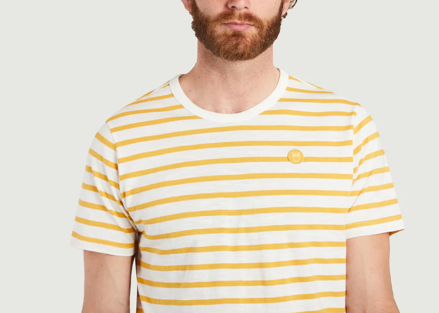 T-shirt rayé en coton bio KCA