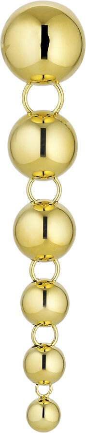 Jane Kønig Big Atomic Drop Stud Guld