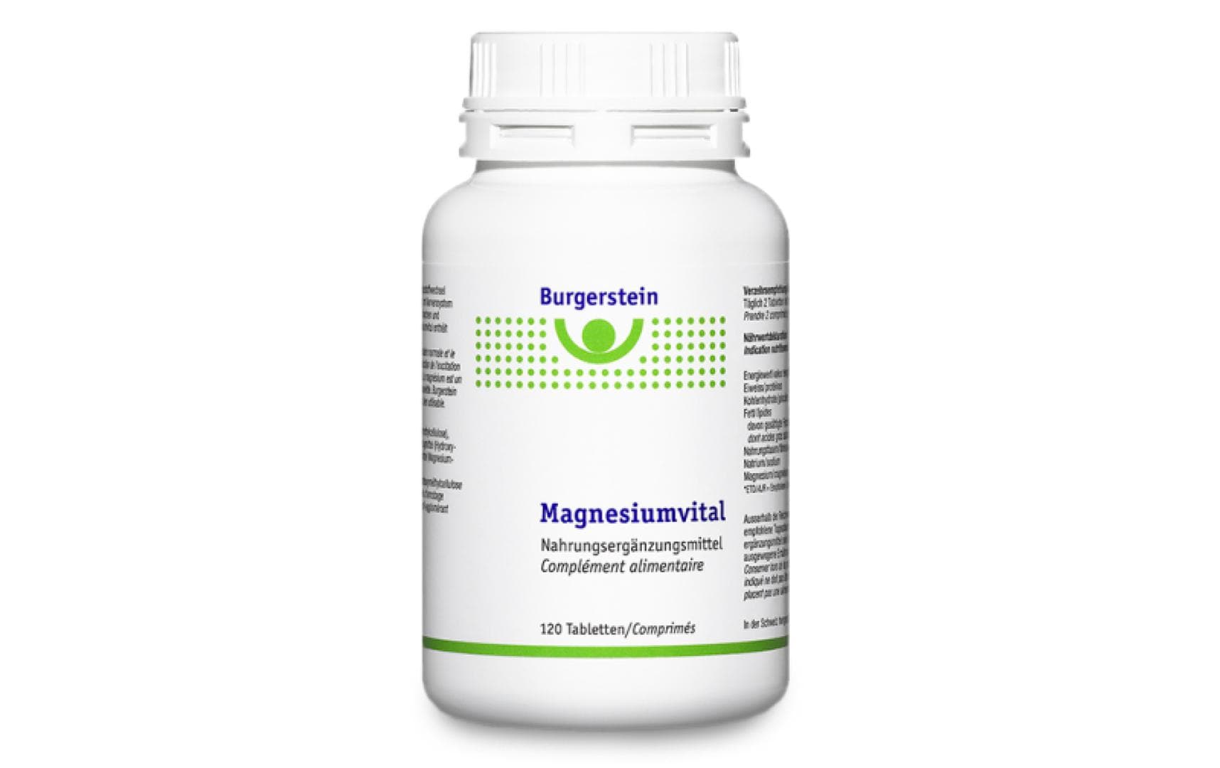 Magnesiumvital 3 x 120 StückVegane Nahrungsergänzung Magnesium