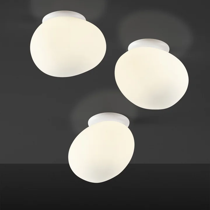 Foscarini - Gregg Wand- und Deckenleuchte, midi / weiss