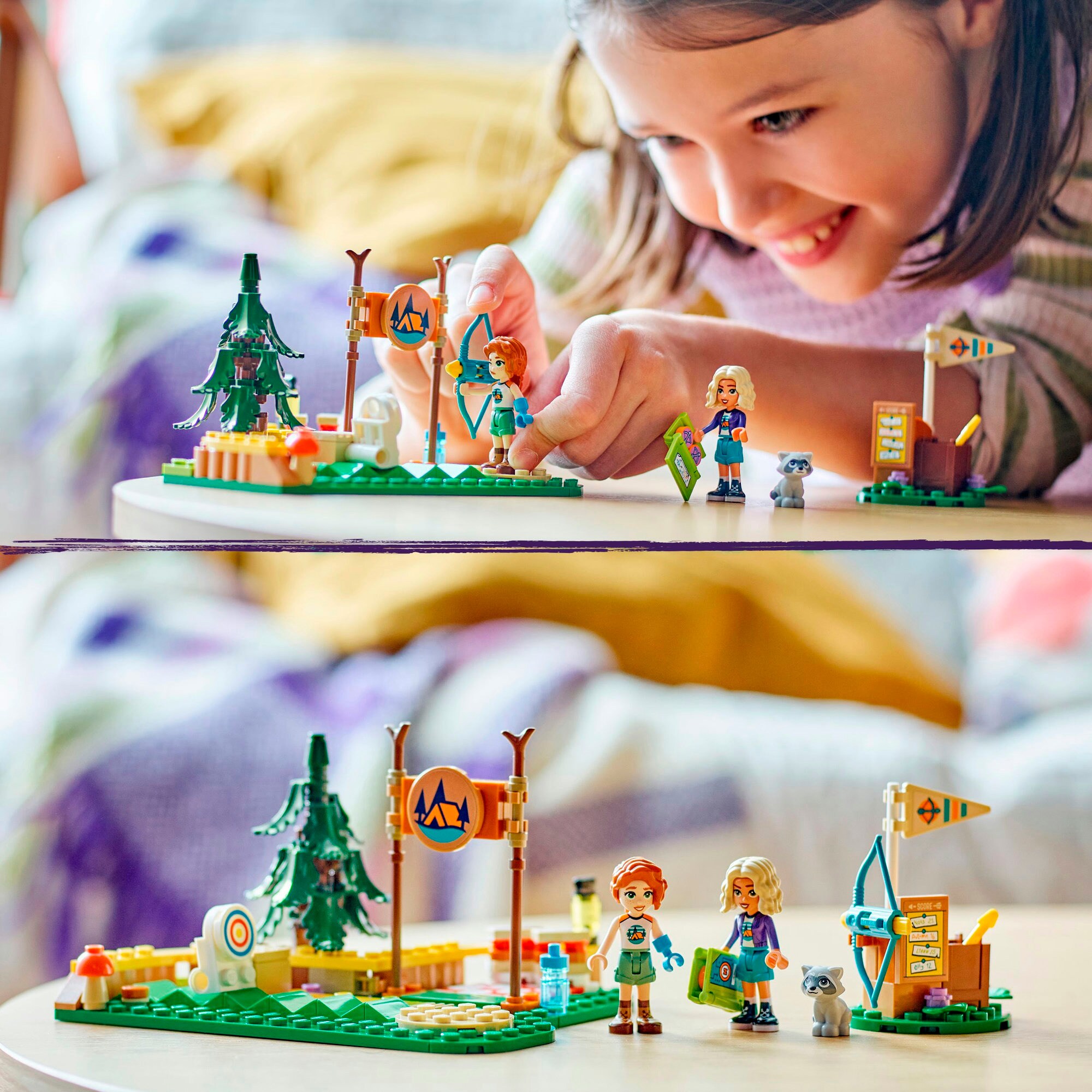 LEGO Konstruktionsspielzeug Friends Bogenschießen im Abenteuercamp