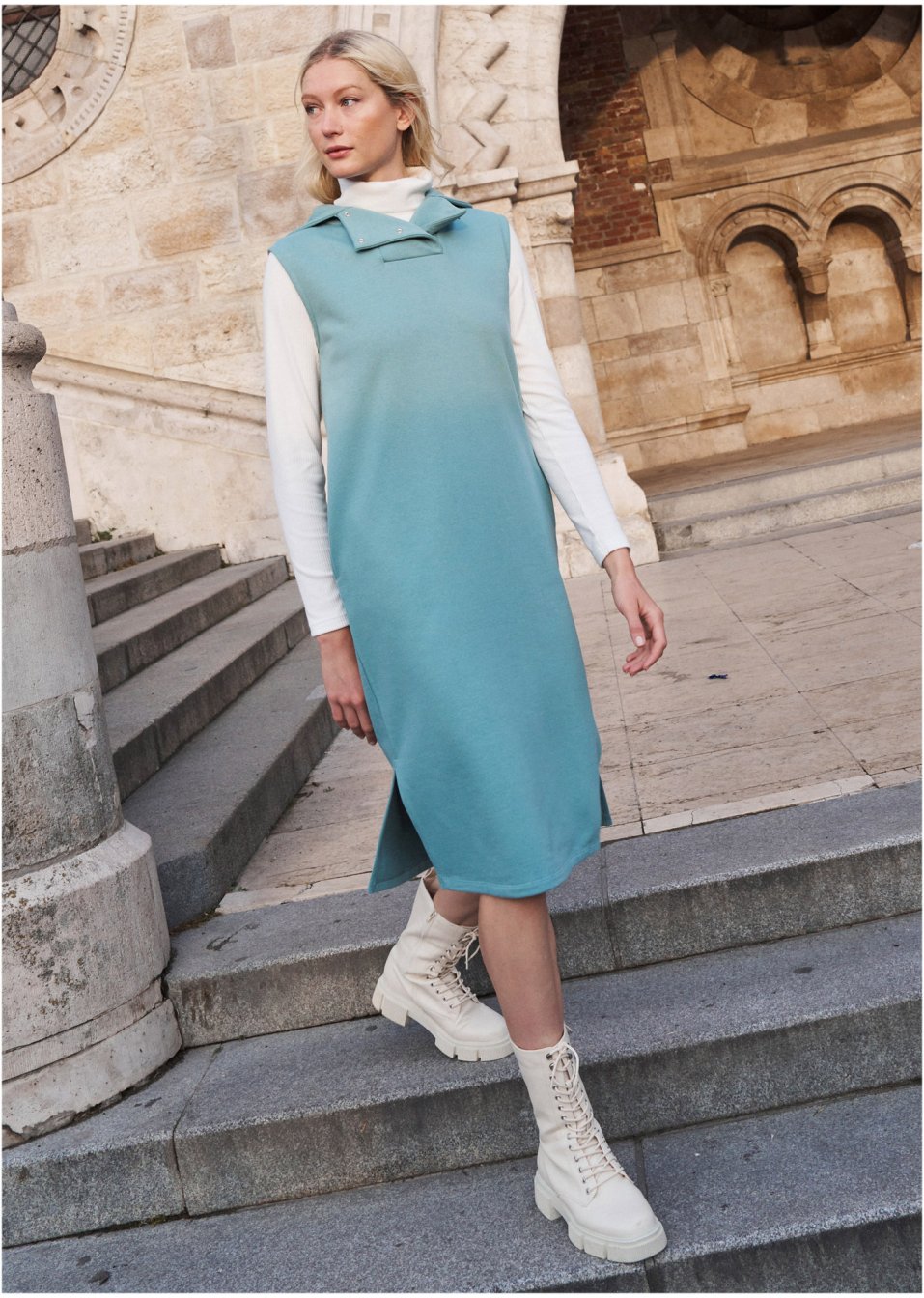 Robe sweat sans manches