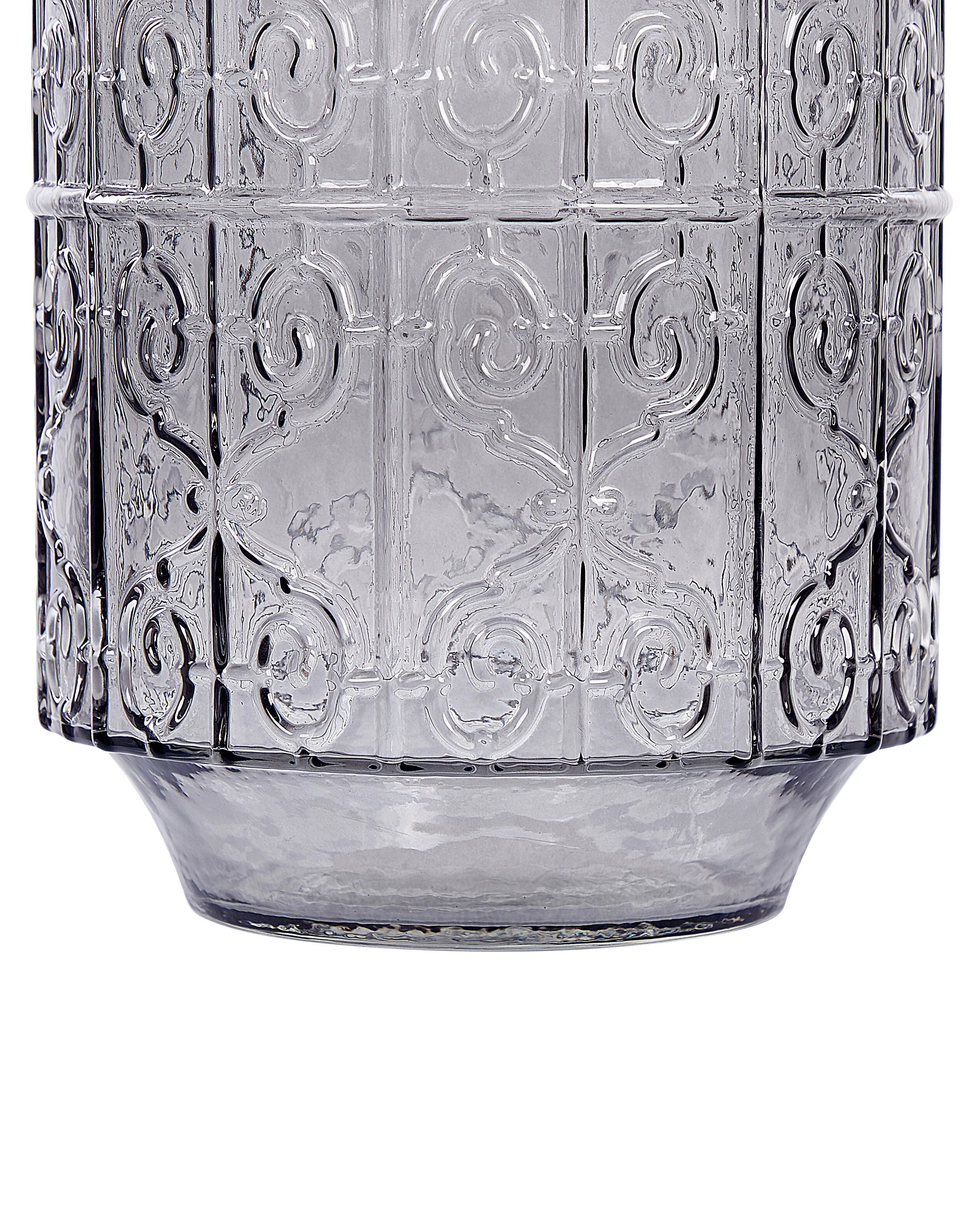 Bloemenvaas DIKELLA Glas 33 cm Grijs