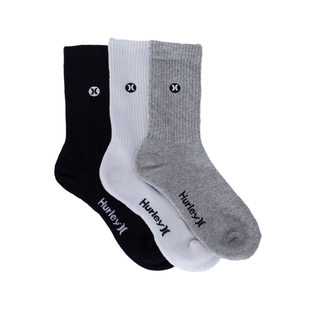 Hurley H2O DRI CREW - Chaussettes x3 Homme multi