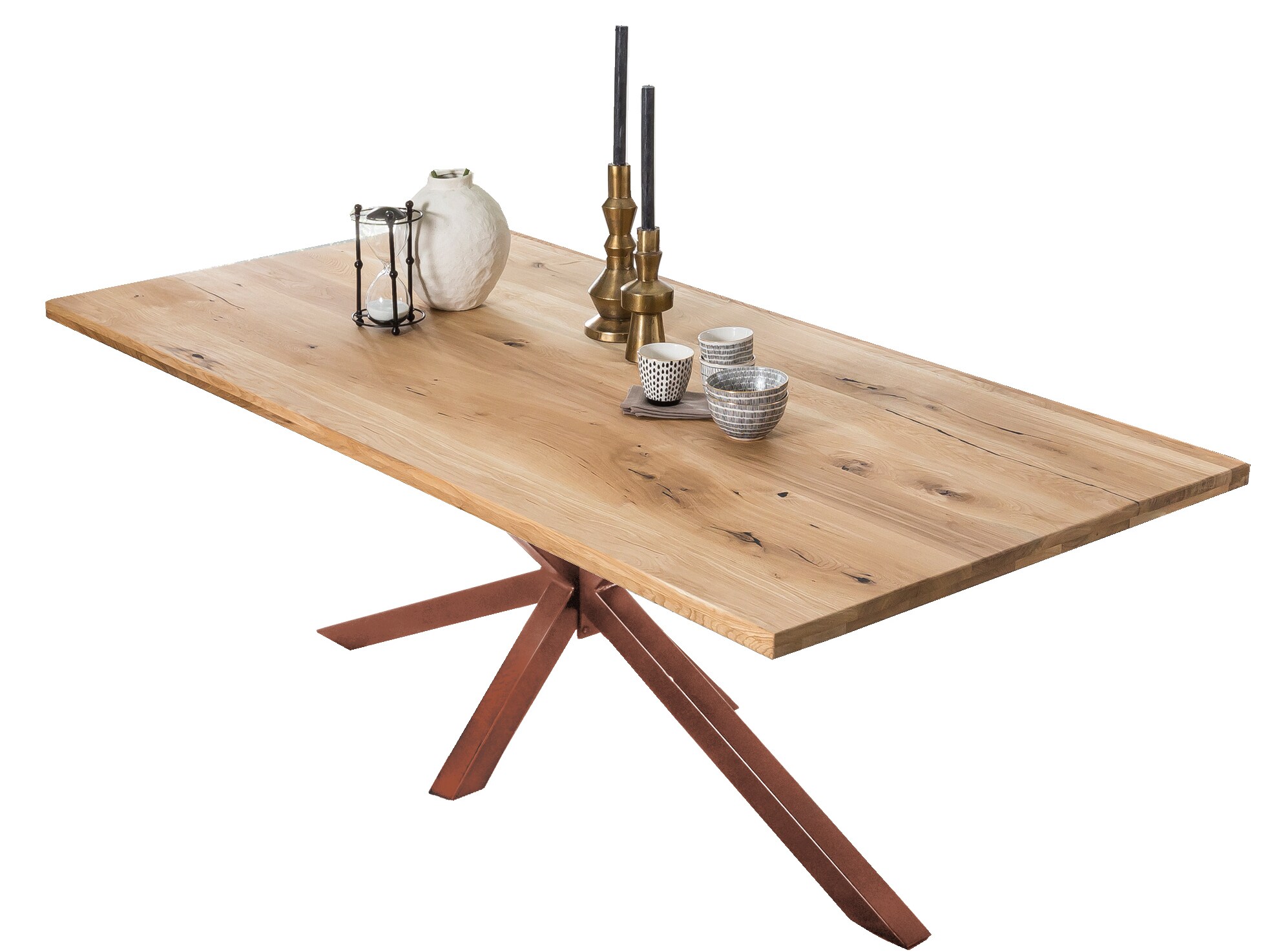 Tischplatte 180x100 Wildeiche Esstisch Schreibtisch DIY Esszimmer Küche Tisch