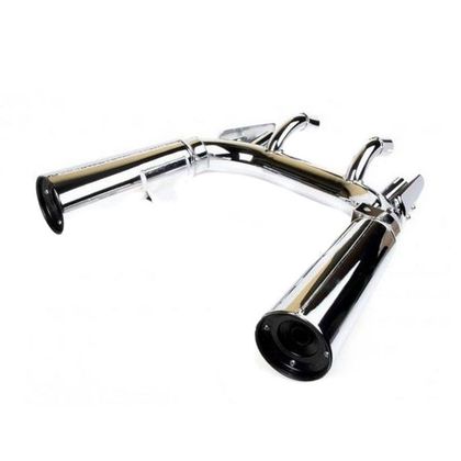 Silencieux Marving embout chrome - Noir
