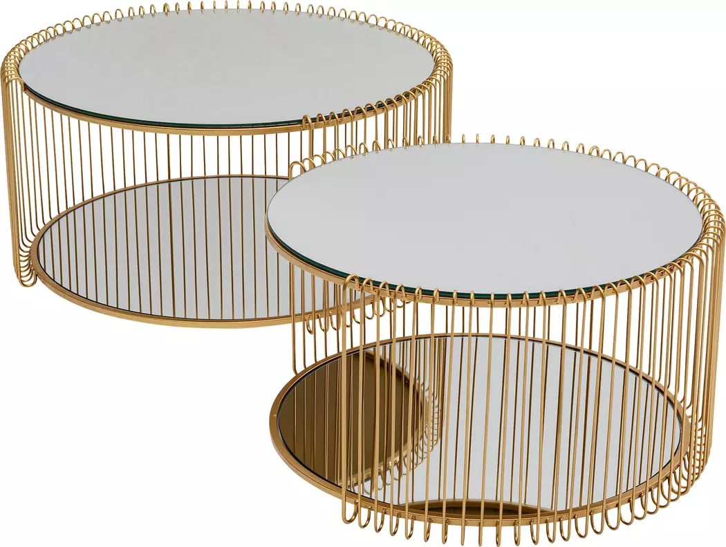 Couchtisch Wire Double 87674 2er Set