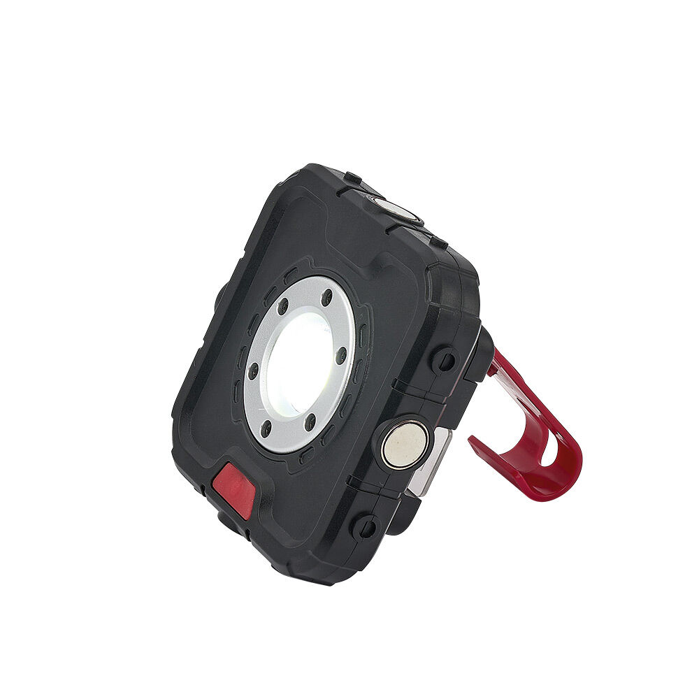 Lampe LED brico Profilex aimantée multifonctions noire et rouge
