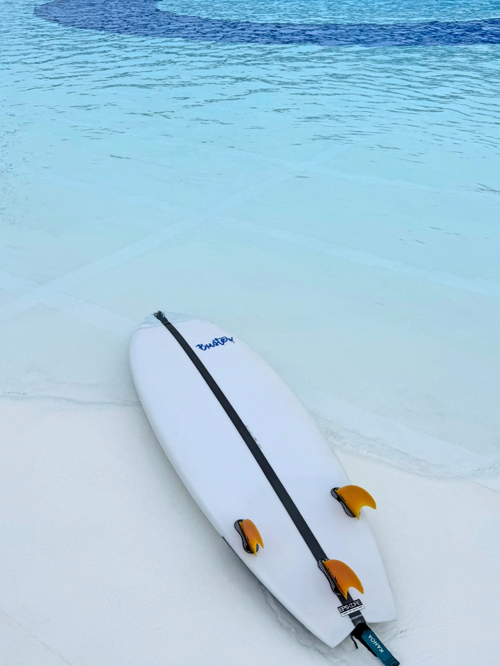 Buster Pool Pike Surfboard white