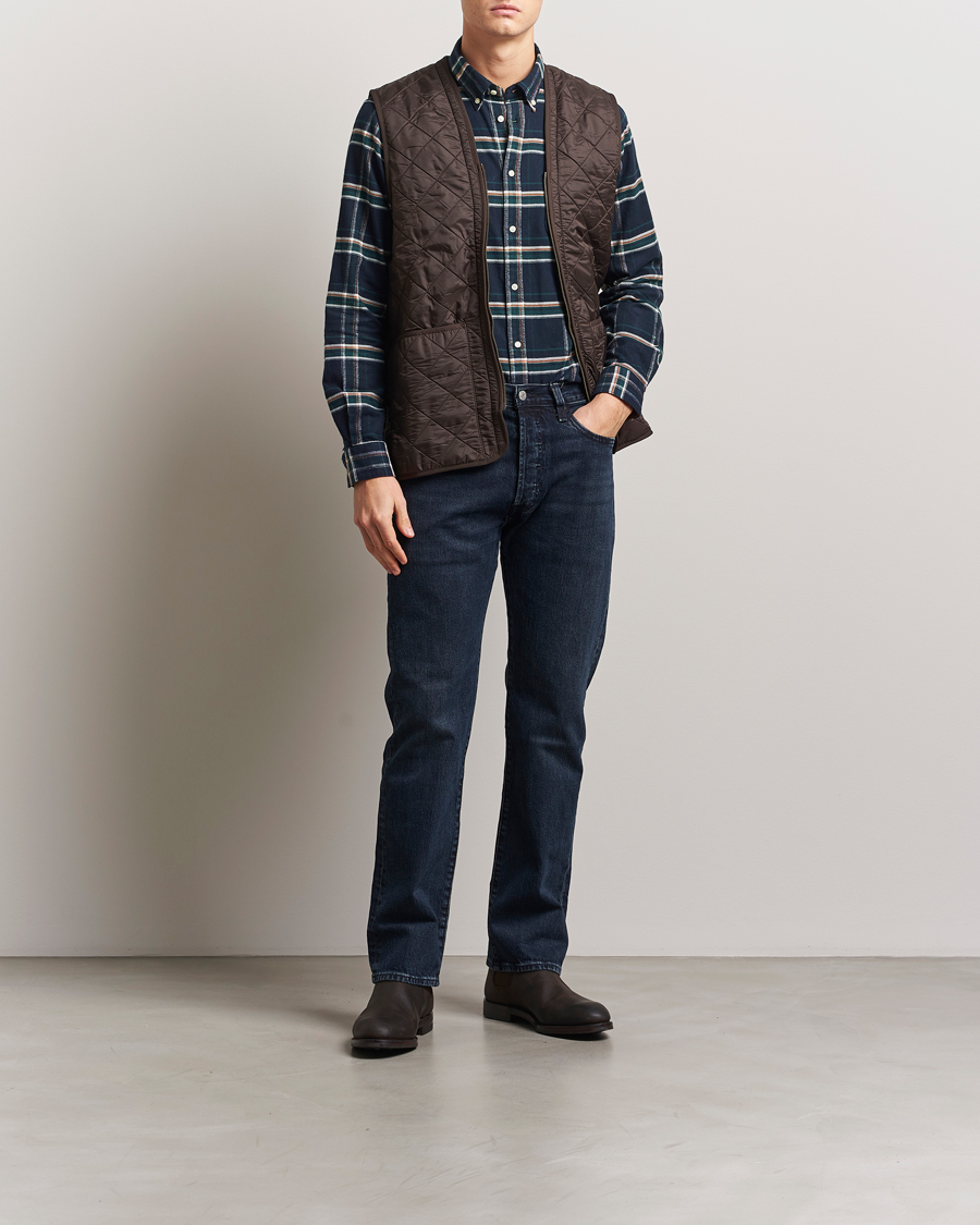 Barbour Lifestyle Quilt Waistcoat/Zip-In Liner Brown