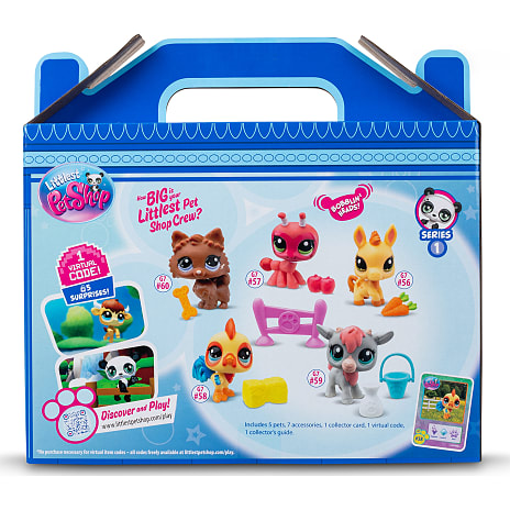 Littlest pet shop bondegårdsvenner 5-pak
