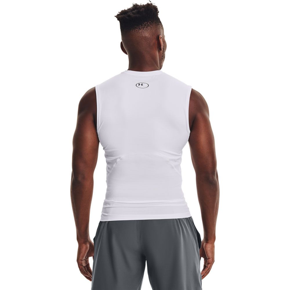 Under Armour HEATGEAR® - Débardeur Homme blanc