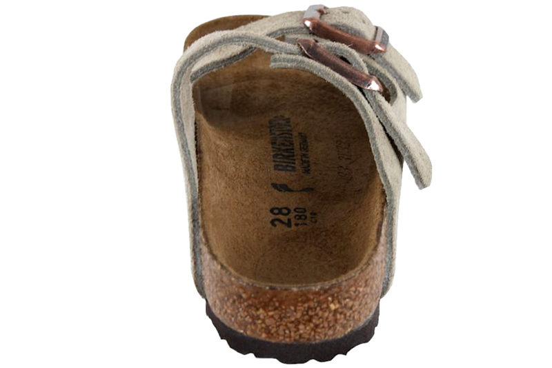 BIRKENSTOCK ARIZONA KIDS BS SANDAL I TAUPE RUSKIND
