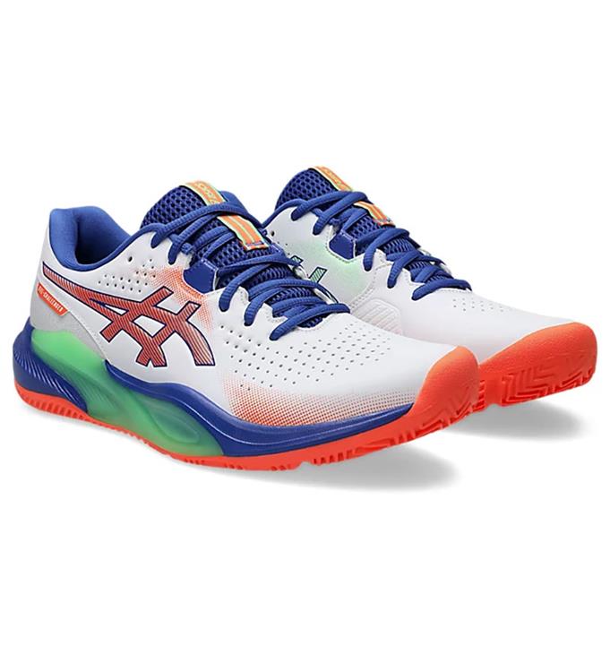 ASICS GEL-CHALLENGER 15 PADEL 1041A511 WHITE-VIVID-CORAL