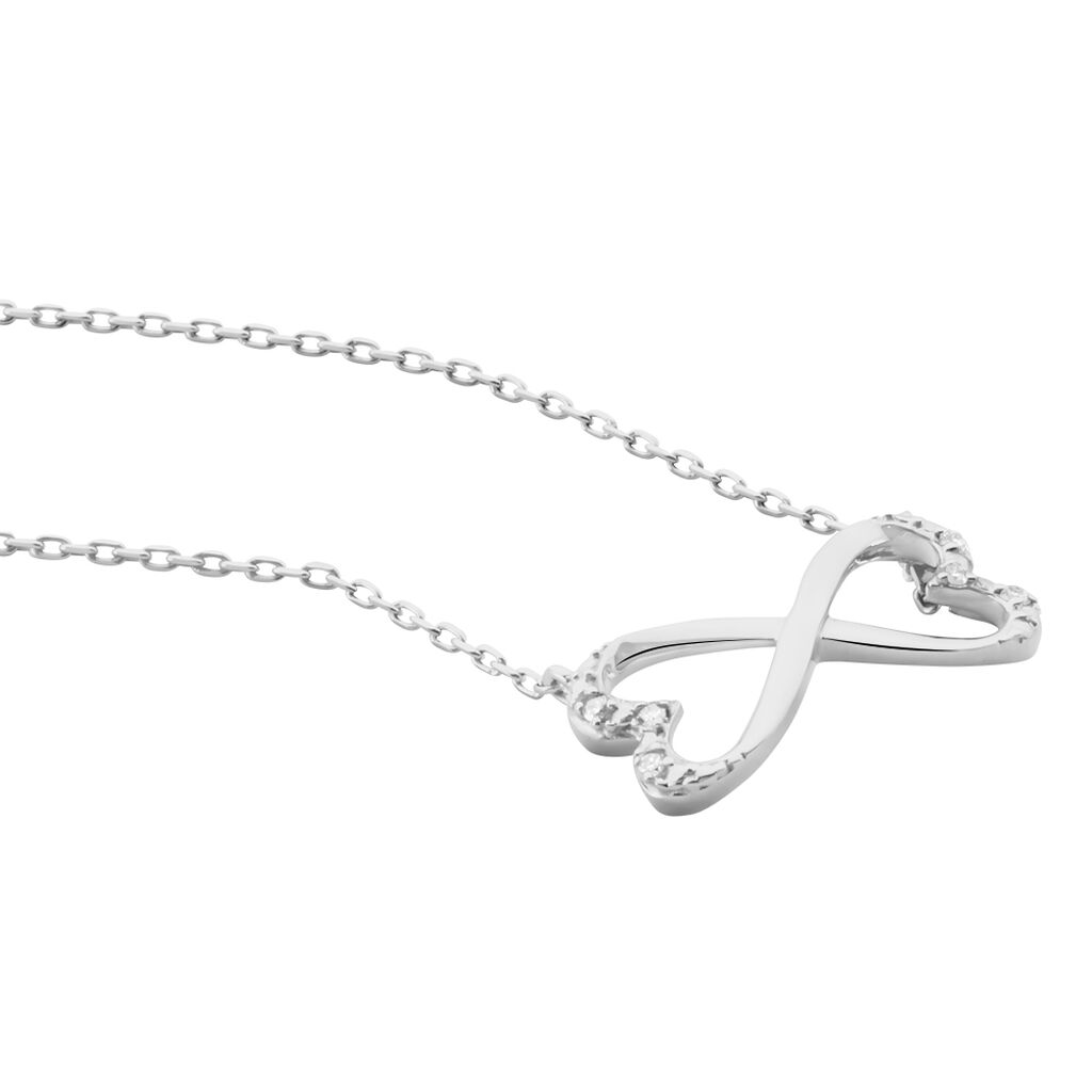 Collier Irmela Or Blanc Diamant
