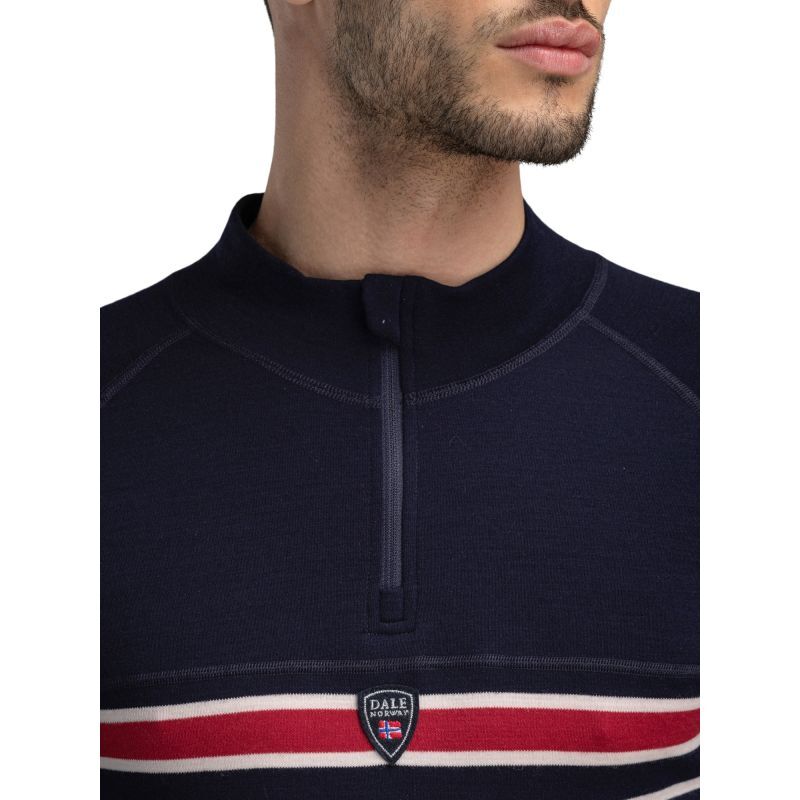 Aksla Baselayer Half zip - Pull en laine mérinos homme