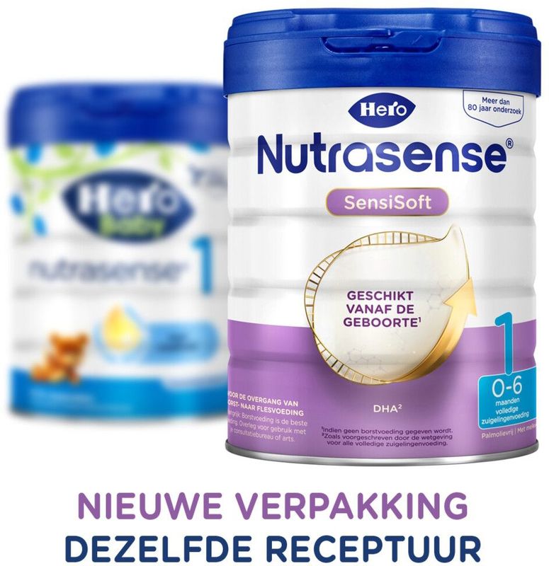 Hero - Nutrasense SensiSoft - Zuigelingenmelk - 800 gr