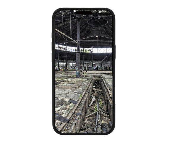 iPhone 16 TPU Gummi Case Hülle Pankow Soft Texturiert (11075) - Schwarz