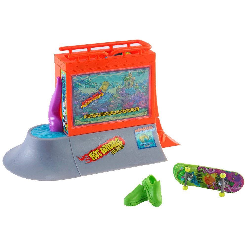 Hot Wheels Skate Aquarium Skatepark Set