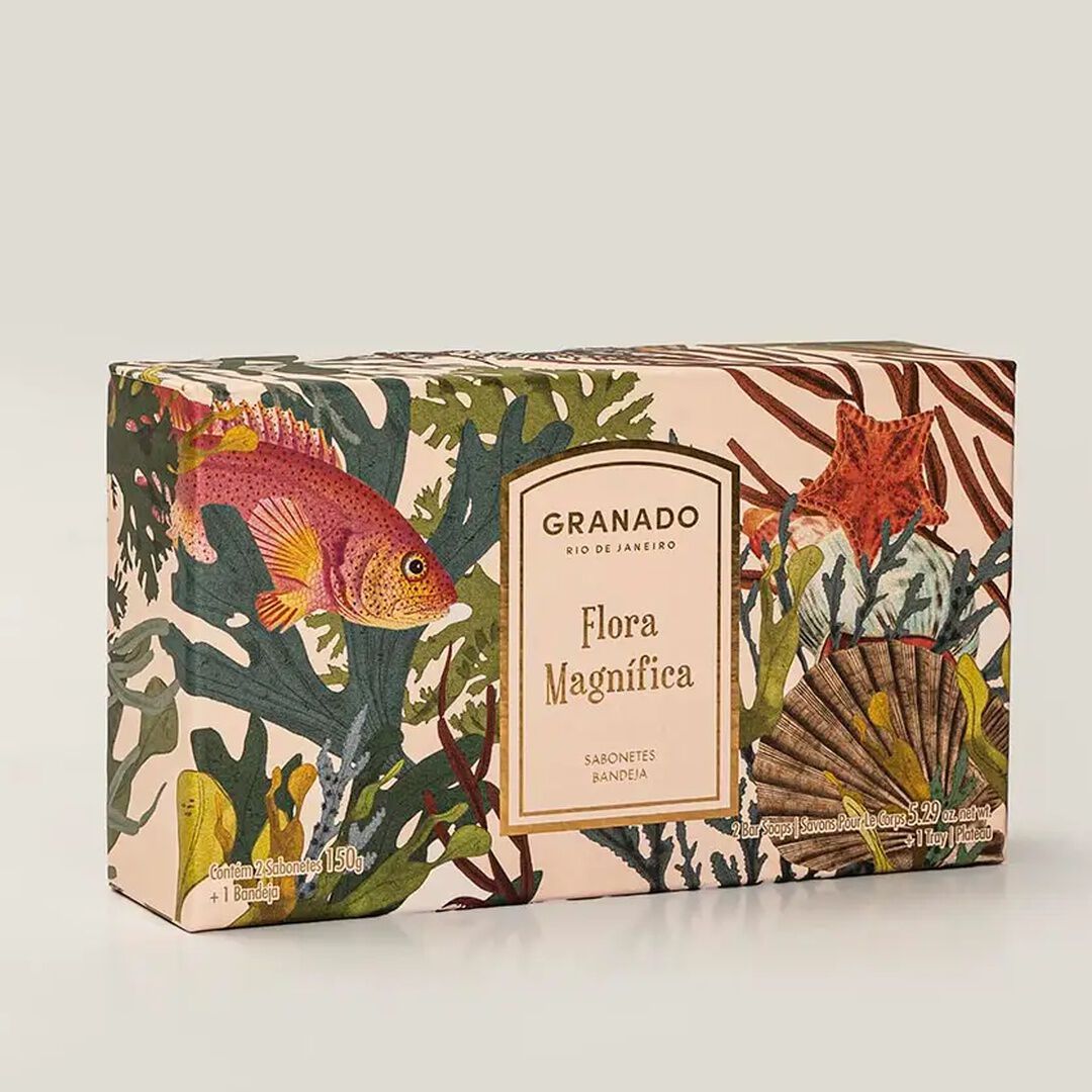 Flora Magnífica Duo Sabonetes & Porta-Objetos - 300gr