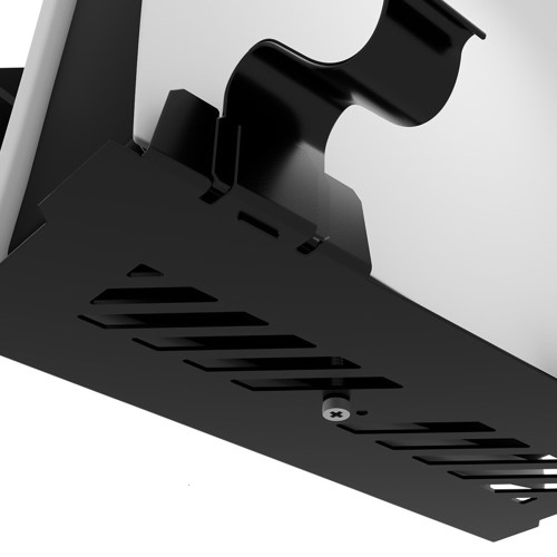 Sony PlayStation PS5 Wandhalterung Metall Konsolen Halter mit Controller Halterung - Schwarz