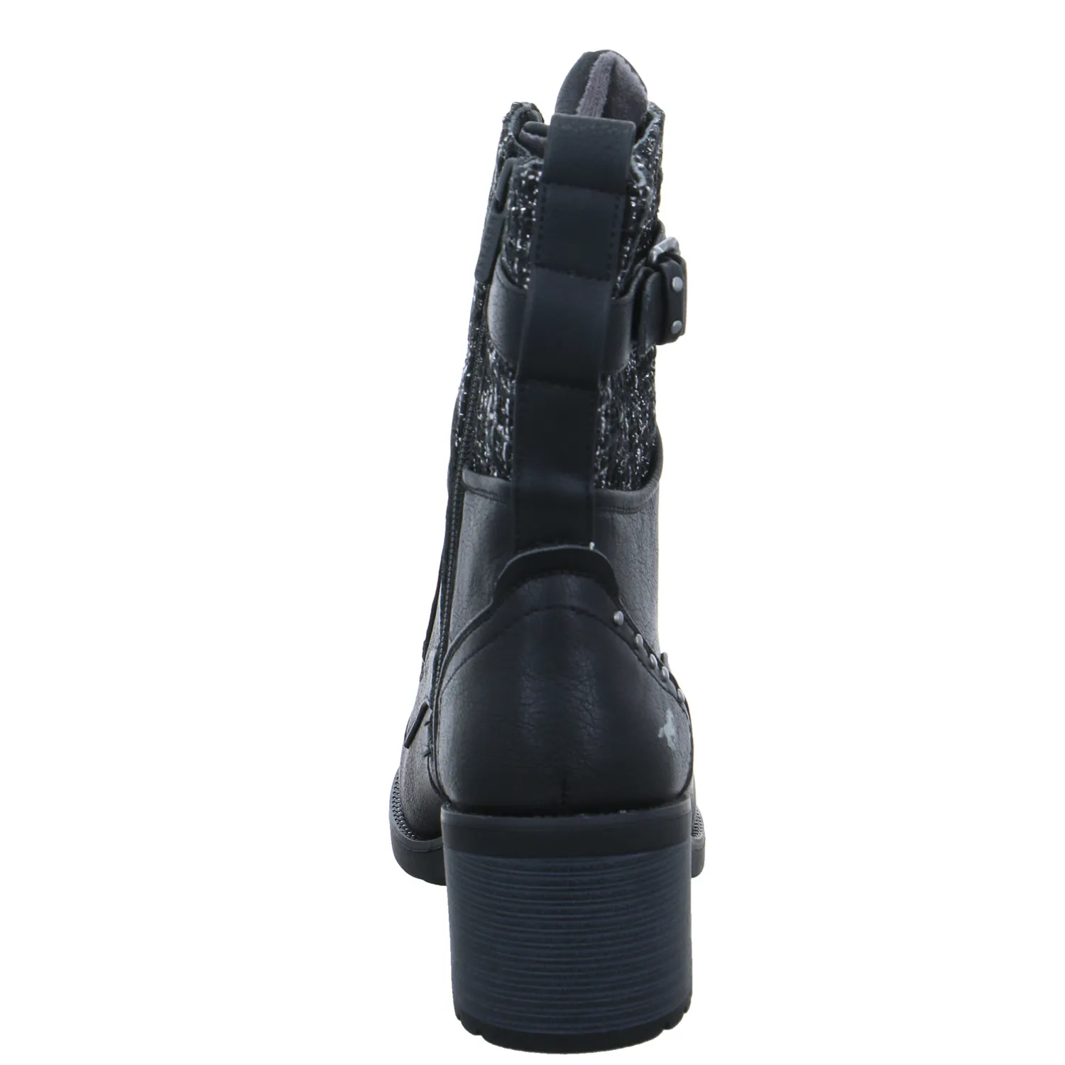 MUSTANG Stiefelette Schwarz Lederimitat