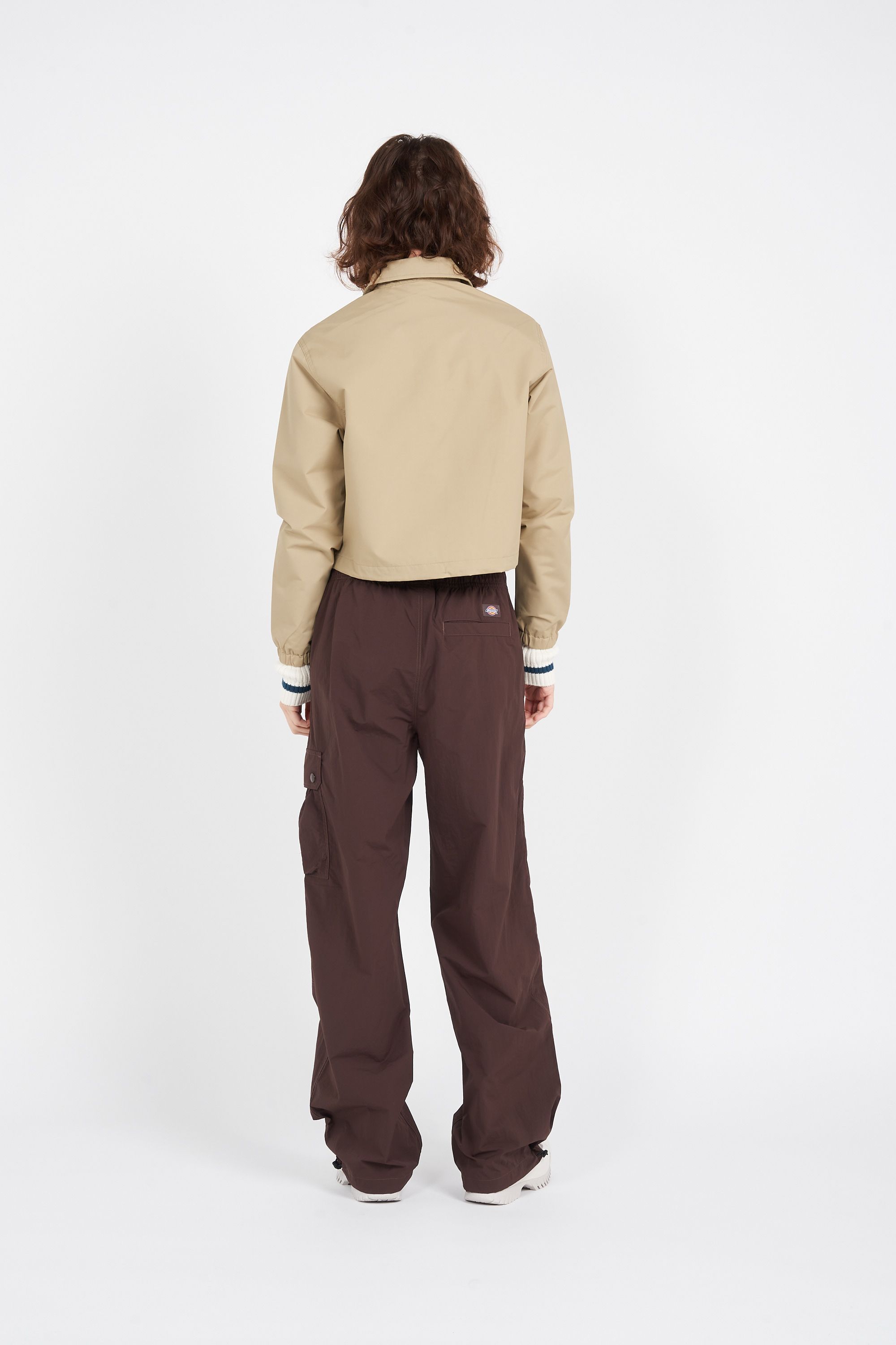 DICKIES Veste  OAKPORT CROPP COACH Kaki