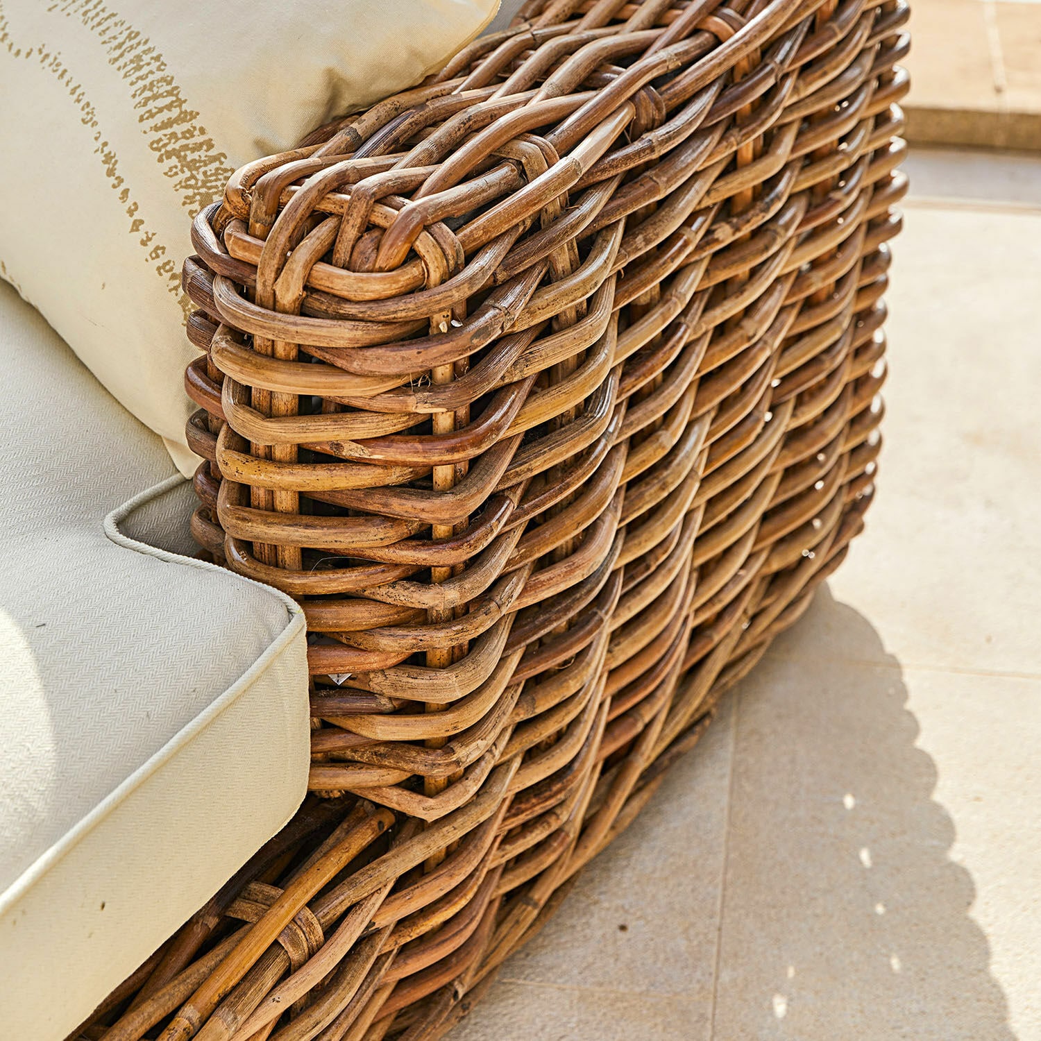 Sofa Villedieu creme/braun