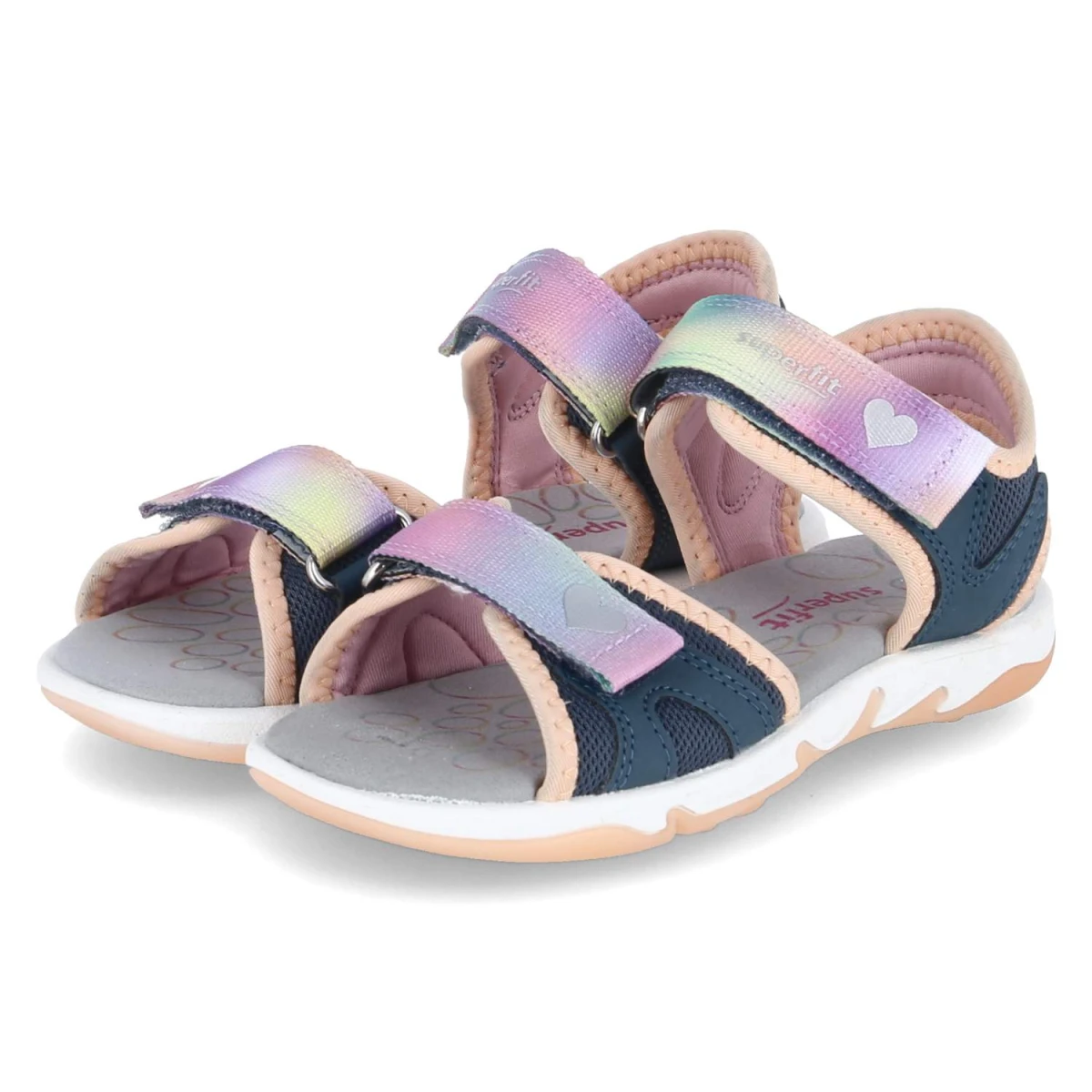 SuperfitSandalen PEBBLES - blau/orange