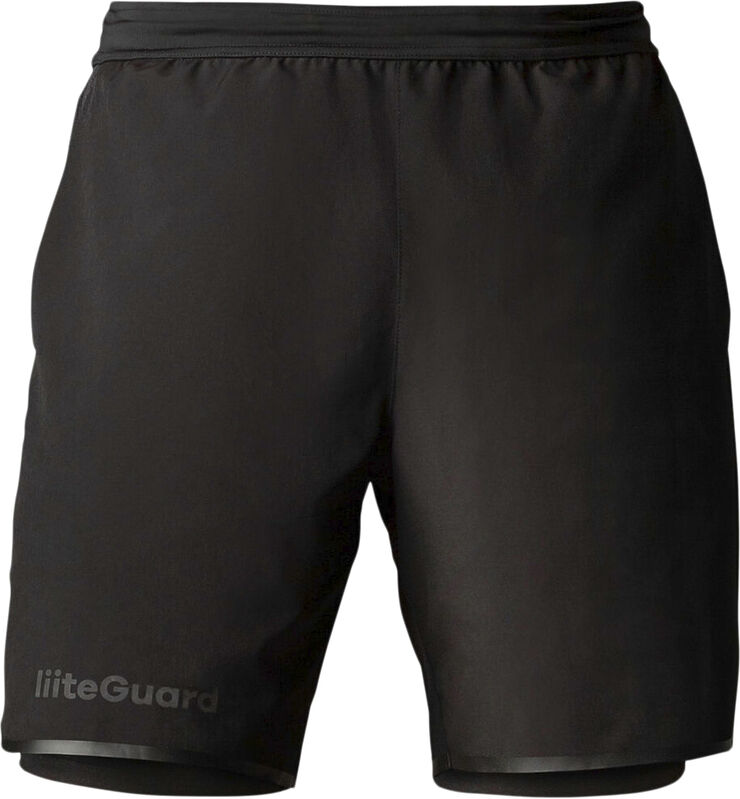Liiteguard Glu-Tech 2-i-1 løbeshorts Sort