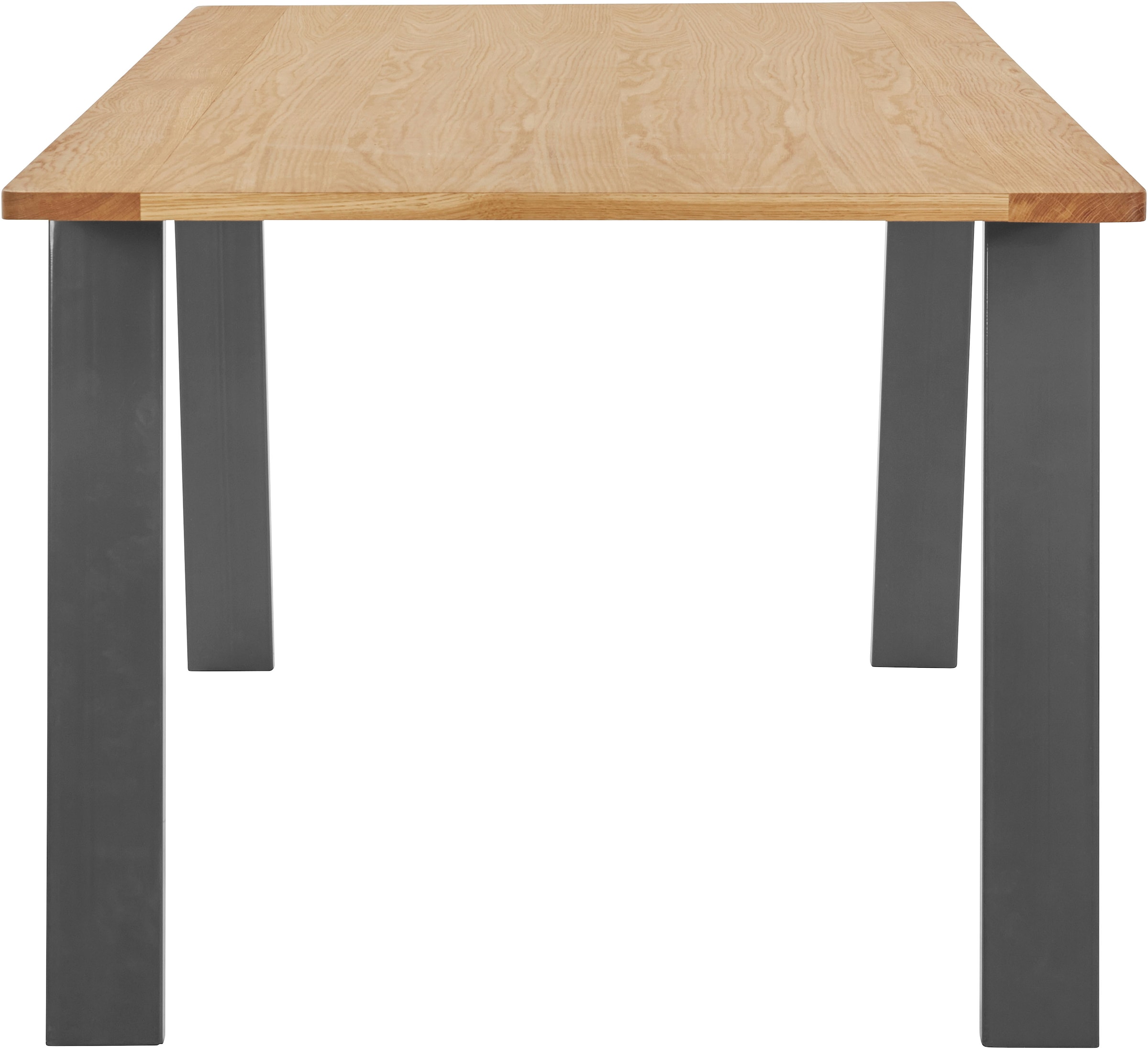 GOODproduct Esstisch »Flemming« Massivholz Eiche, 175 cm oder 225 cm, elegant gewölbte Tischplatte
