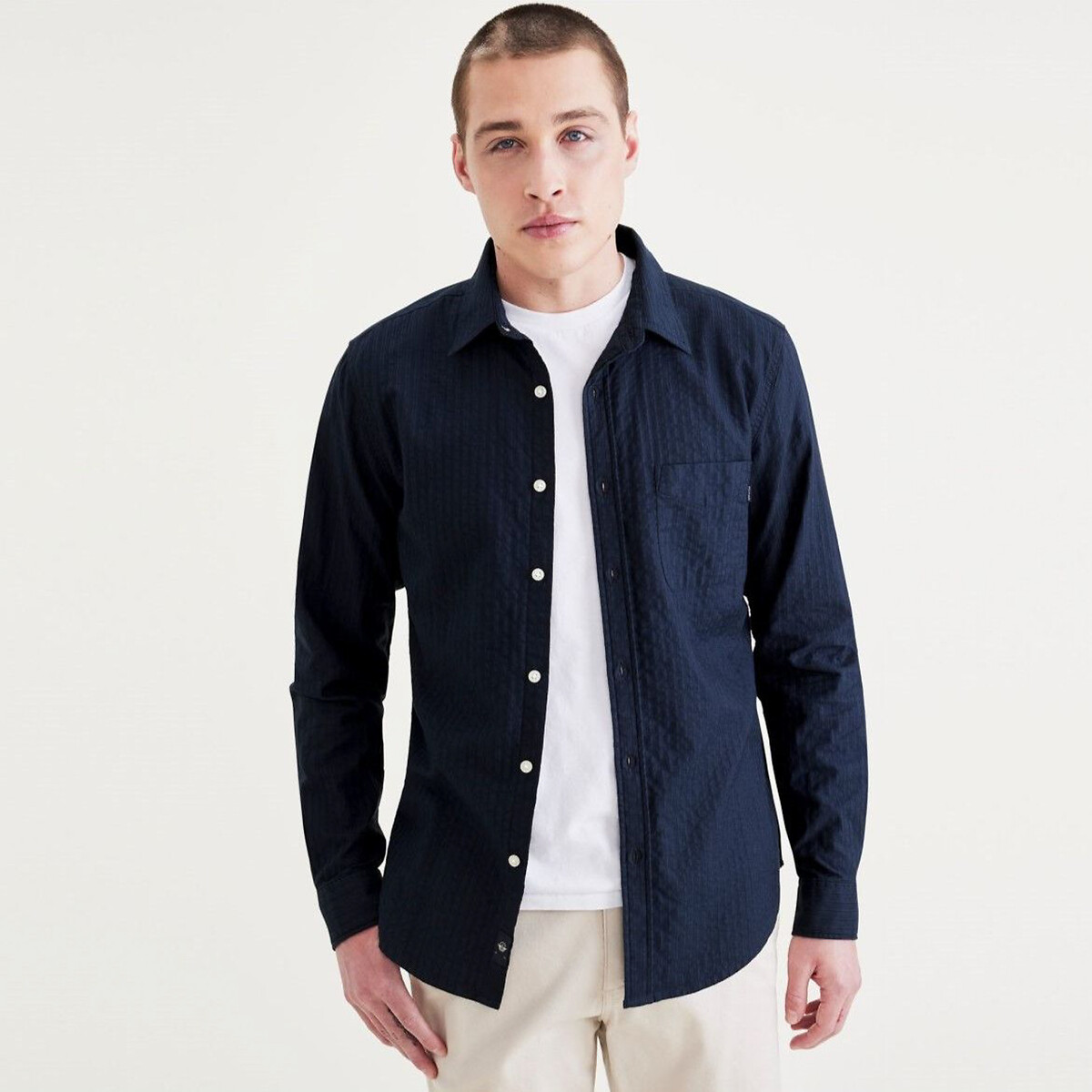 DOCKERS<br>Camisa listrada slim original