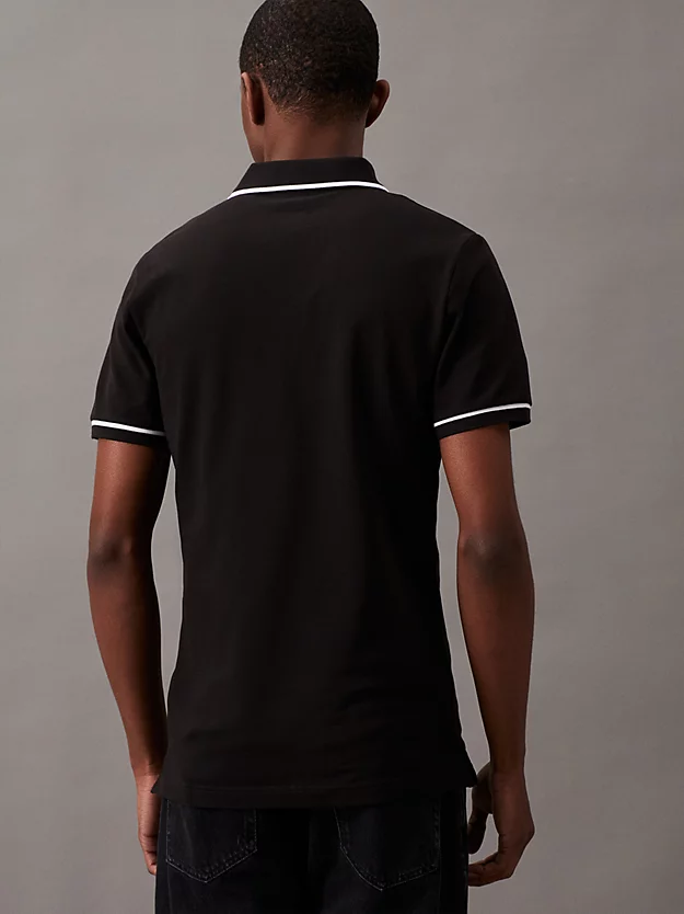 Camisa polo de corte justo