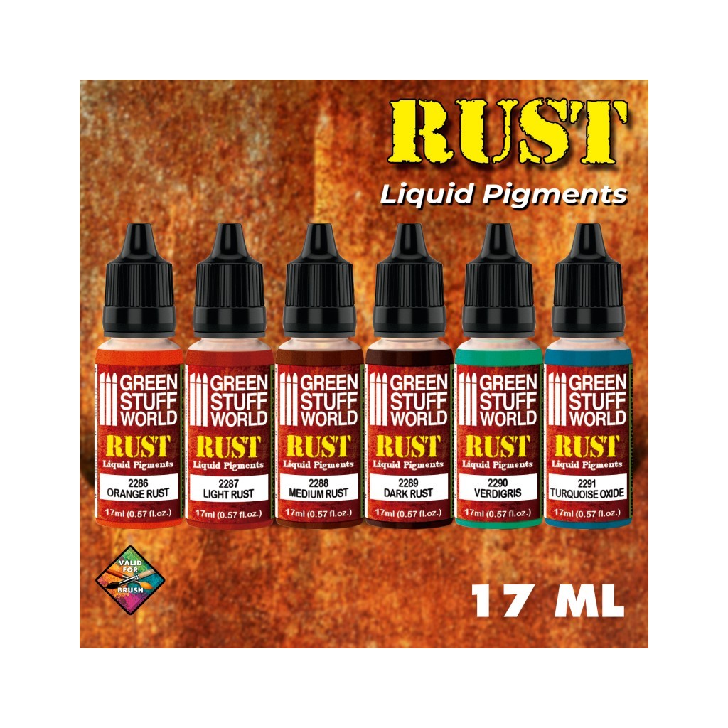 Set de Pigments Liquides - Rouille