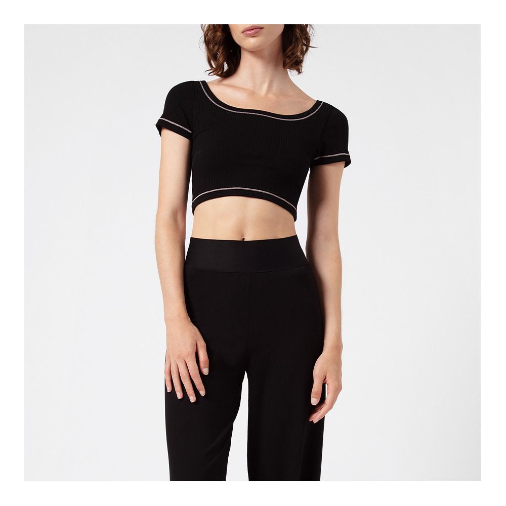 Repetto S0552 - Crop top Femme noir