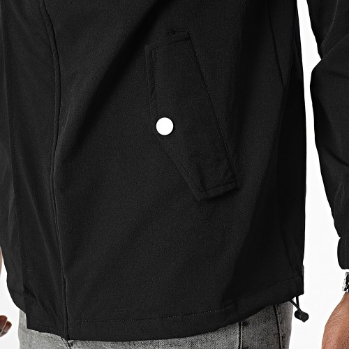 Veste Zippée Capuche Noir