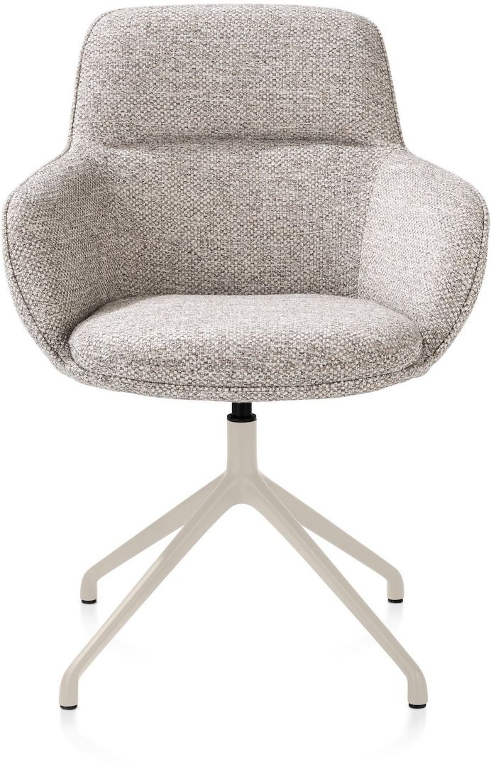 Henders en Hazel   Mateo Creme Poten Armstoel
