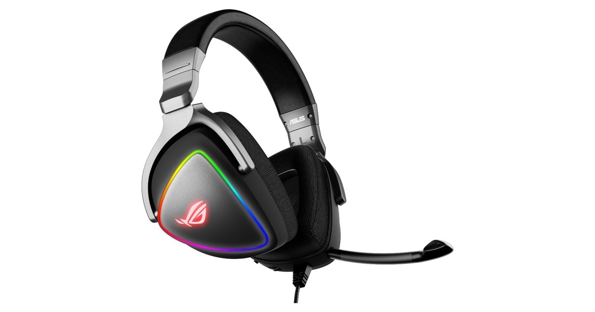ASUSROG Delta S over-ear gaming headset  (Zwart, Pc, PlayStation 4, PlayStation 5, Xbox One, Nintendo Switch)