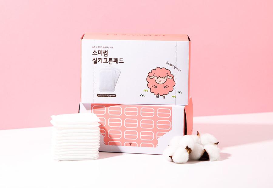 SOMISOME Silky Cotton Pads 80pcs