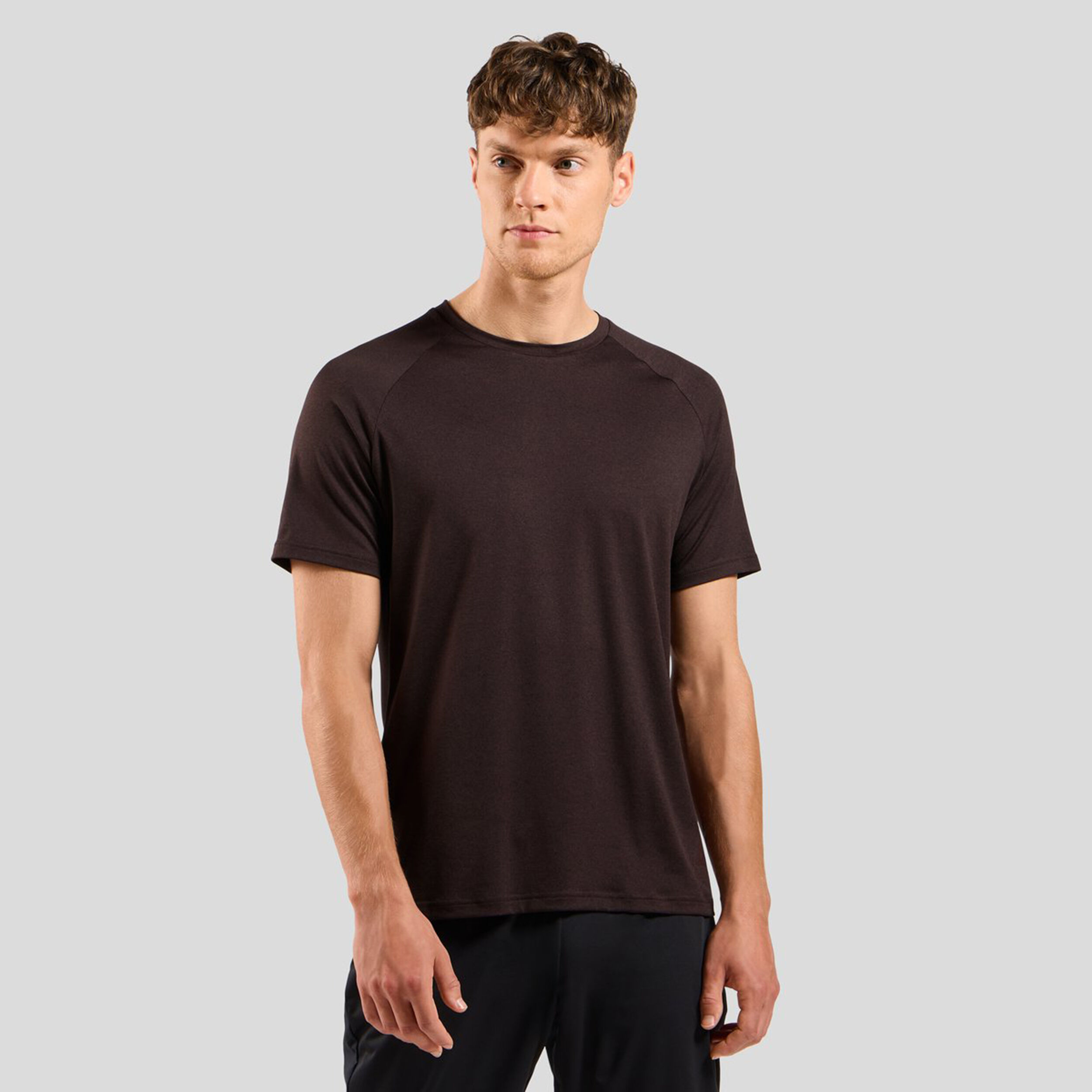 Odlo Essential 365 Maillot De Course Hommes - Marron