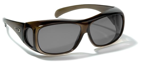 OVERVIEW Brille mit dunkelgrauem Glas  schwarz