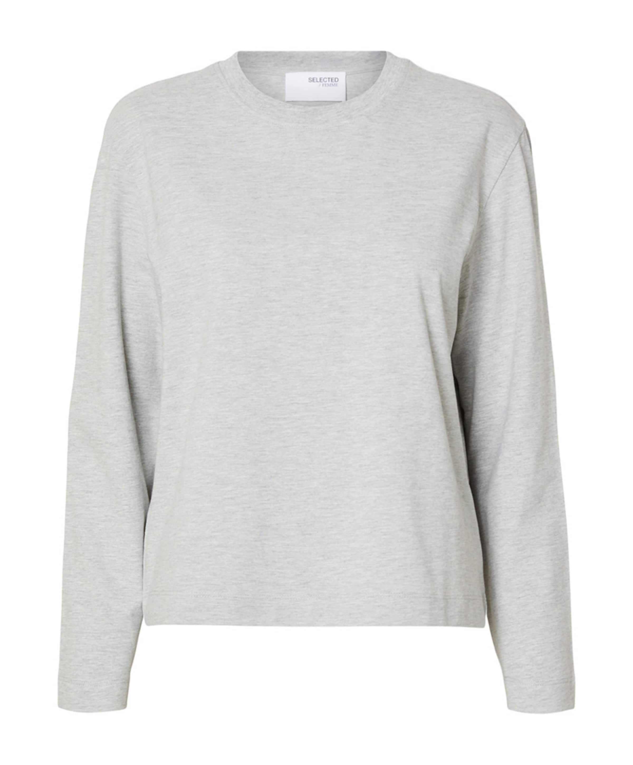 Selected Longsleeve grijs
