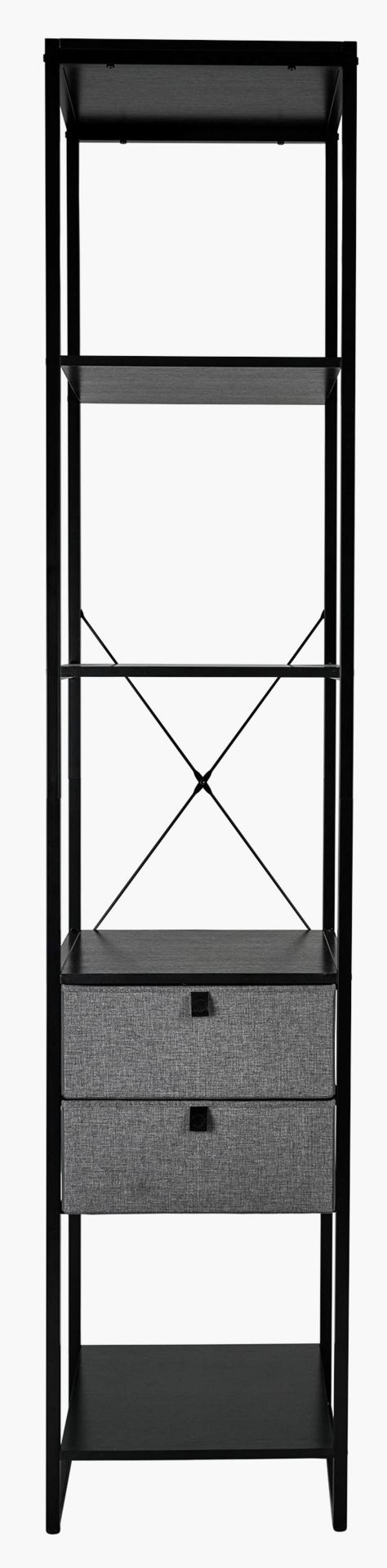 Klesstativ svart - 44x46,5x215 cm
