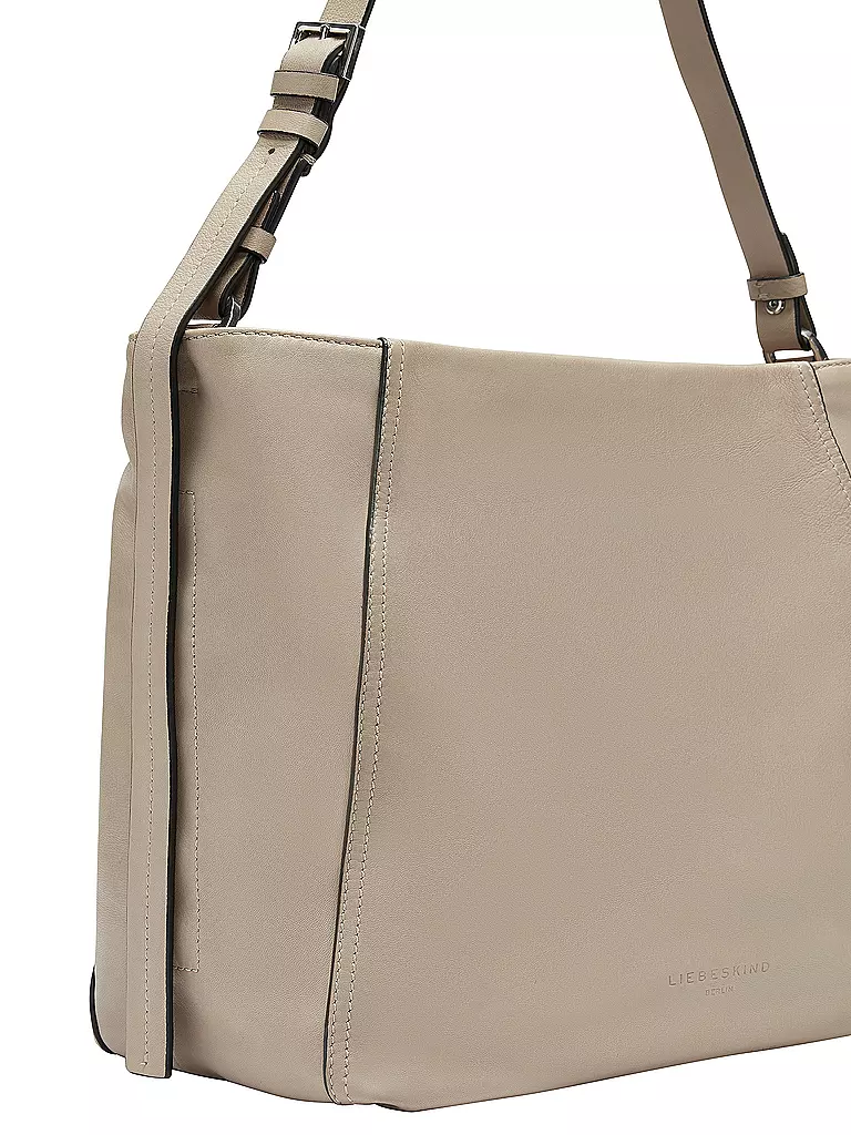 LIEBESKIND BERLIN Ledertasche - Hobo CHUDY Medium grau
