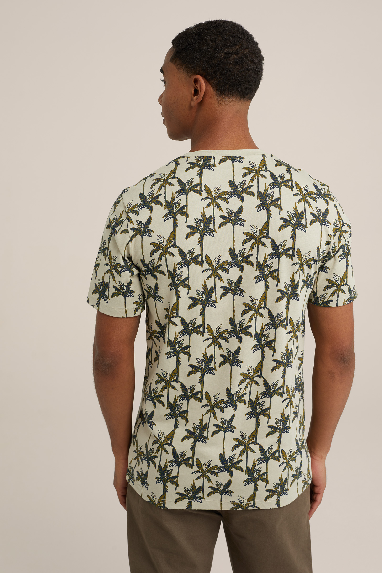 T-shirt met dessin WE Fashion Lichtgroen