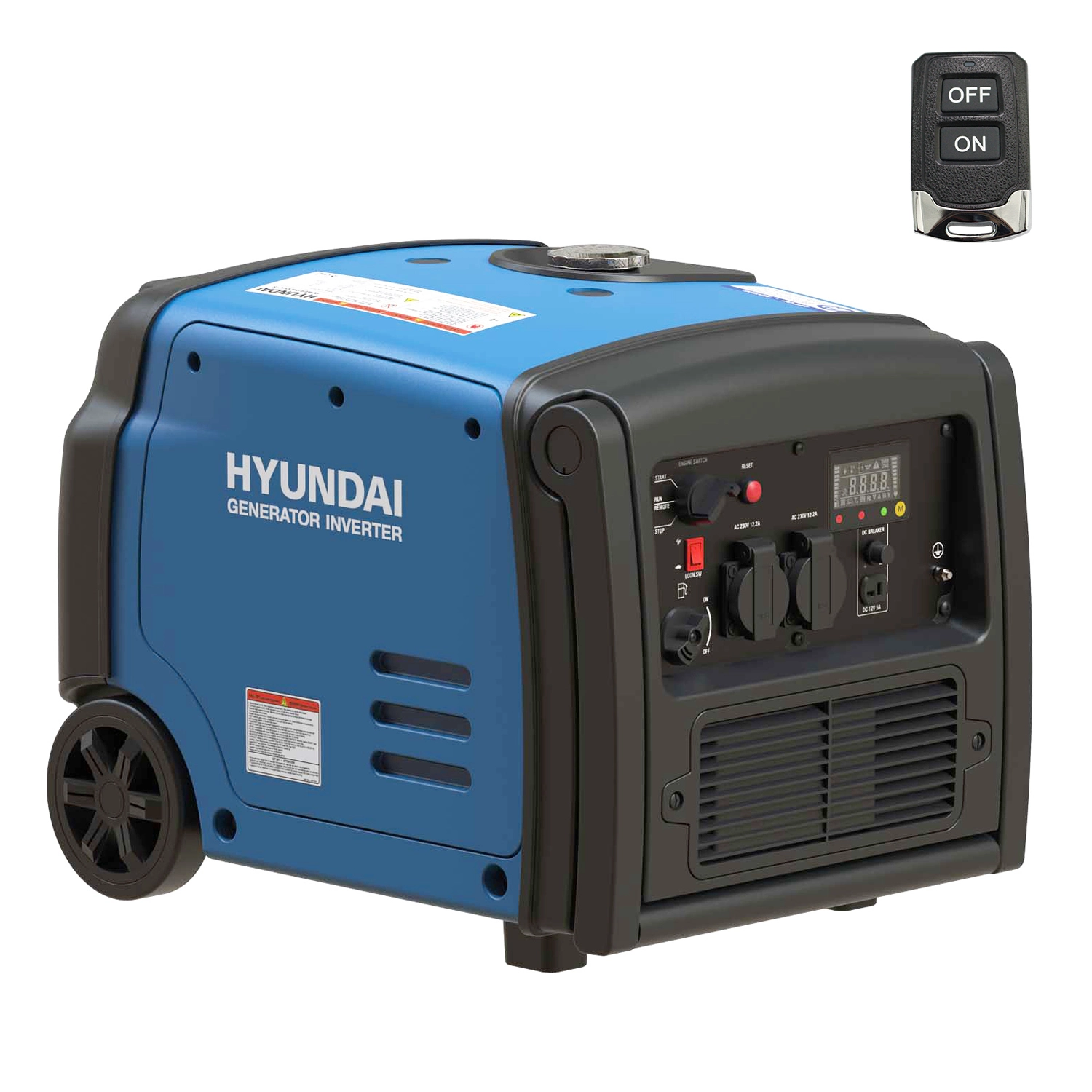 Hyundai 55012 Benzine generator / inverter aggregaat - 3200W - 55012