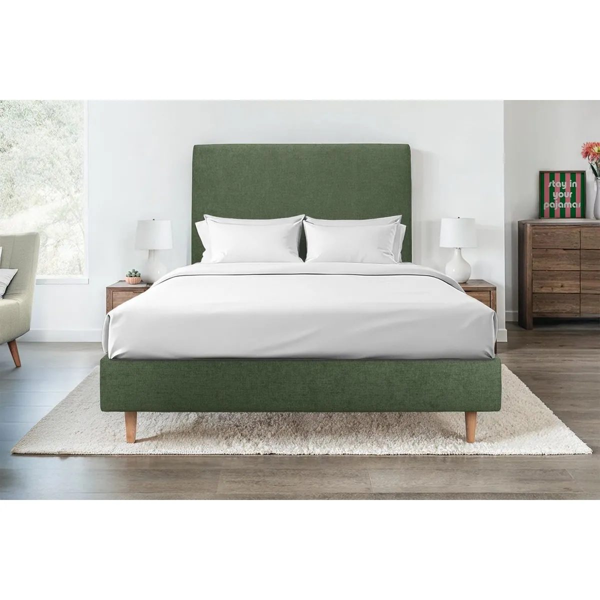 Sommeil de plomb Sommier De Plomb Lit 150x200 - Vert