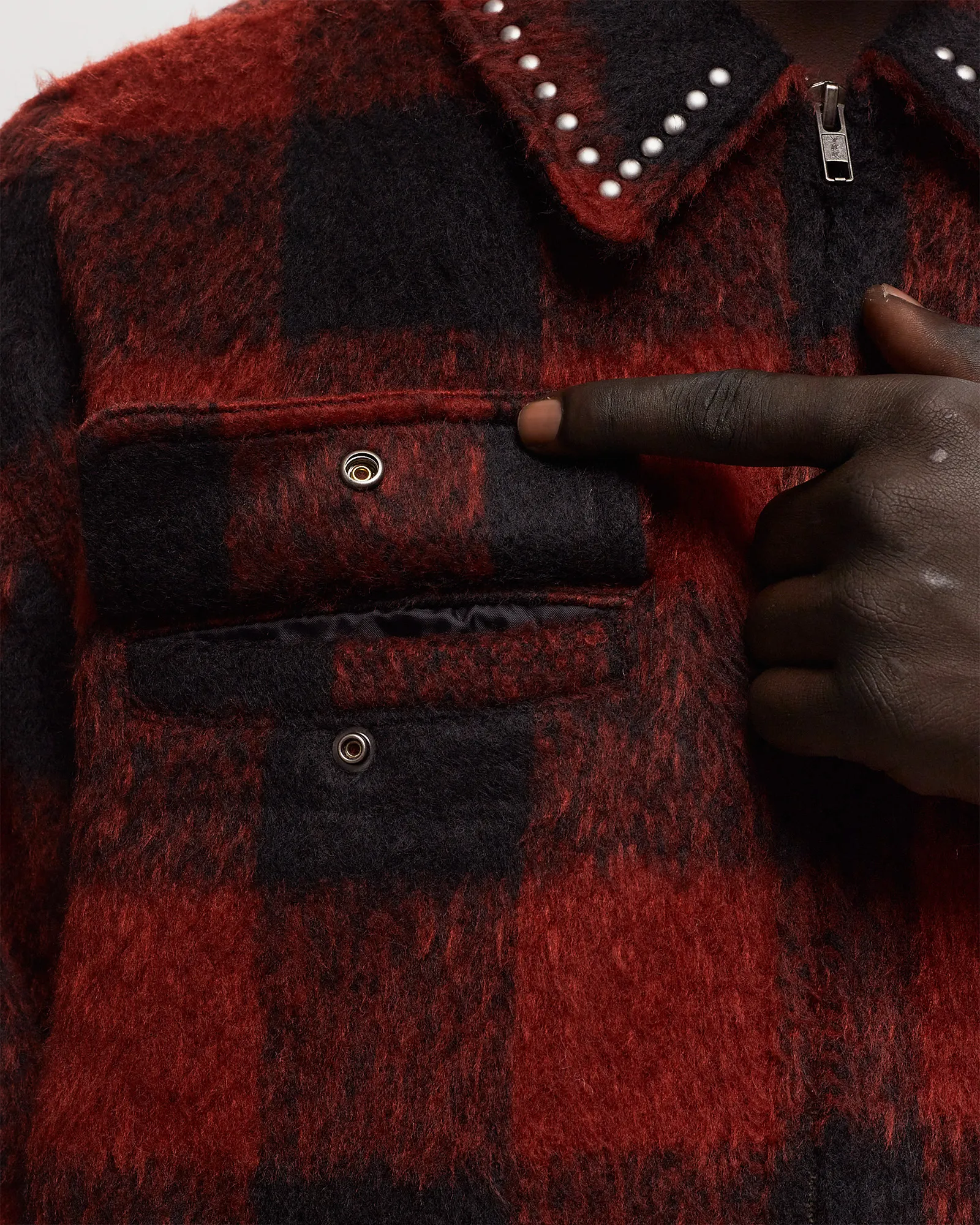 PATTA CHECK CAR COAT